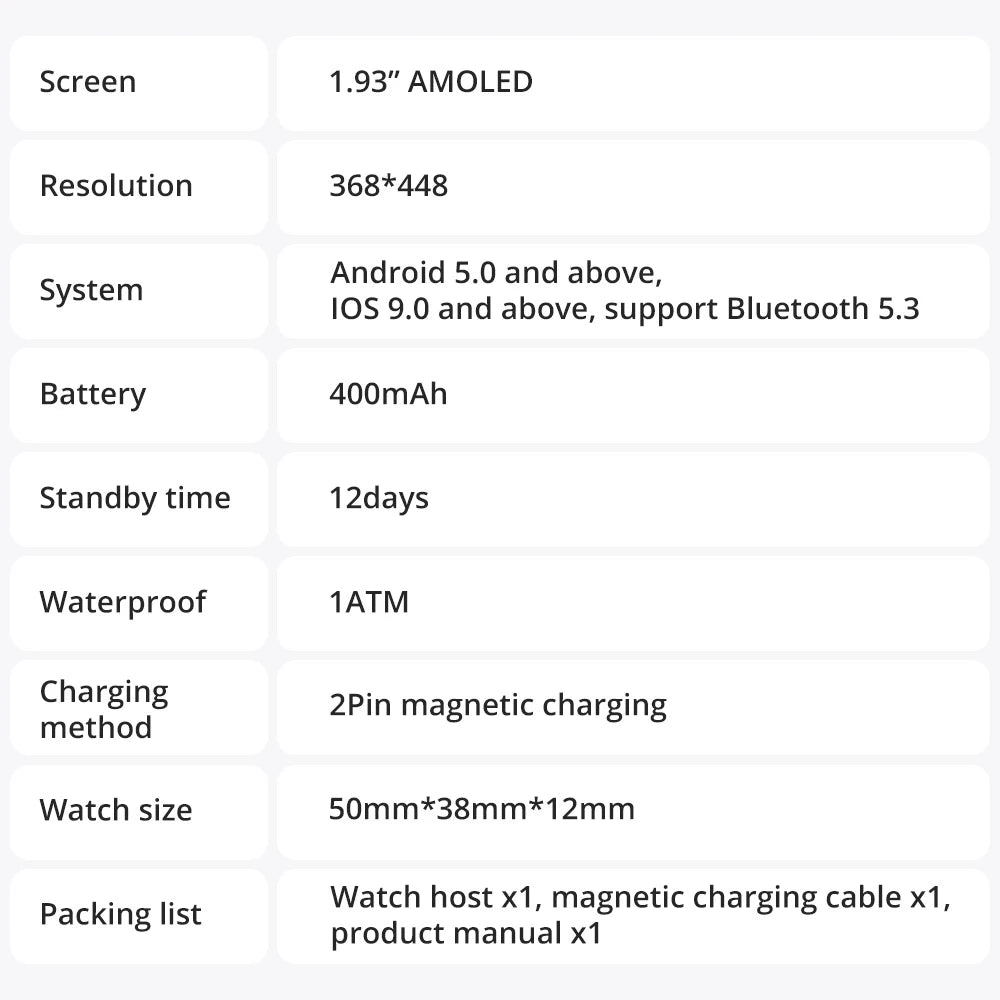 P86 AMOLED Bluetooth Calling Smartwatch