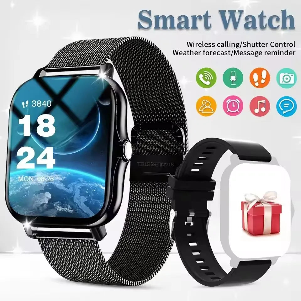 HW12 Bluetooth Calling Fitness Smartwatch