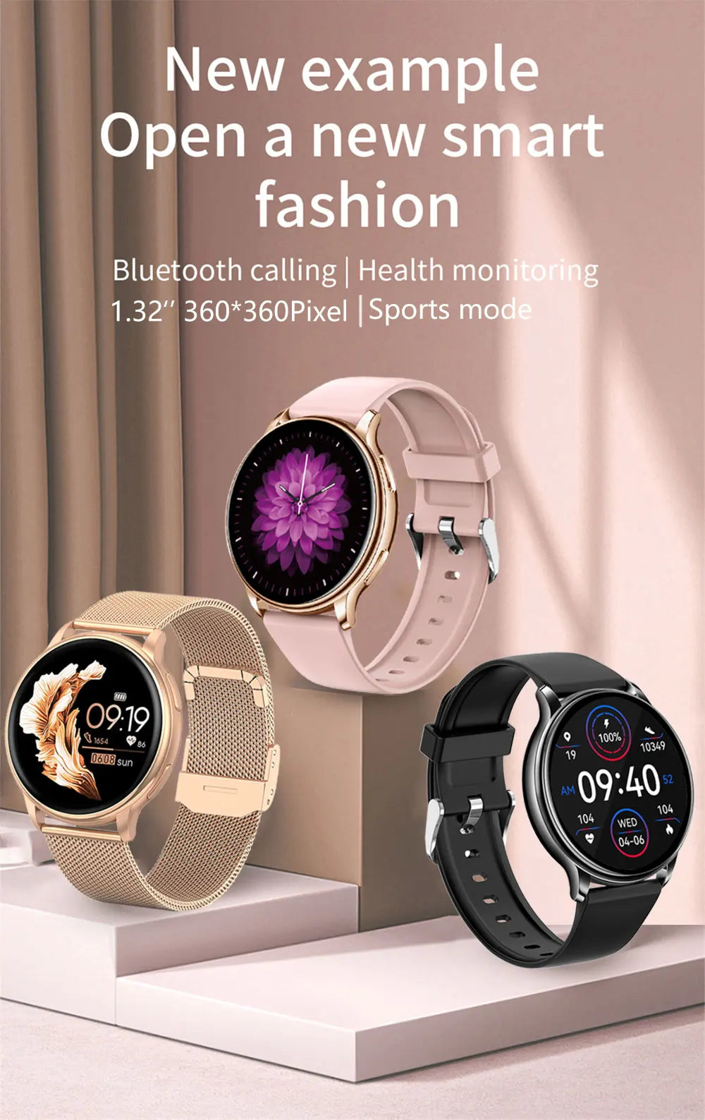 Y22 Bluetooth Calling Fitness Smartwatch