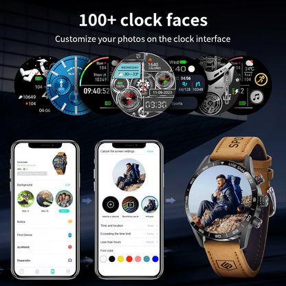 Rugged GPS AMOLED Bluetooth Smartwatch