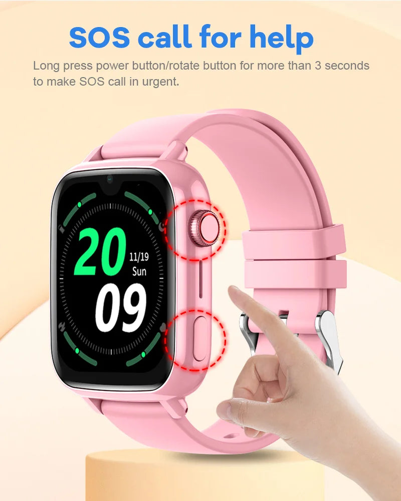 4G Kids GPS Video Calling Smartwatch