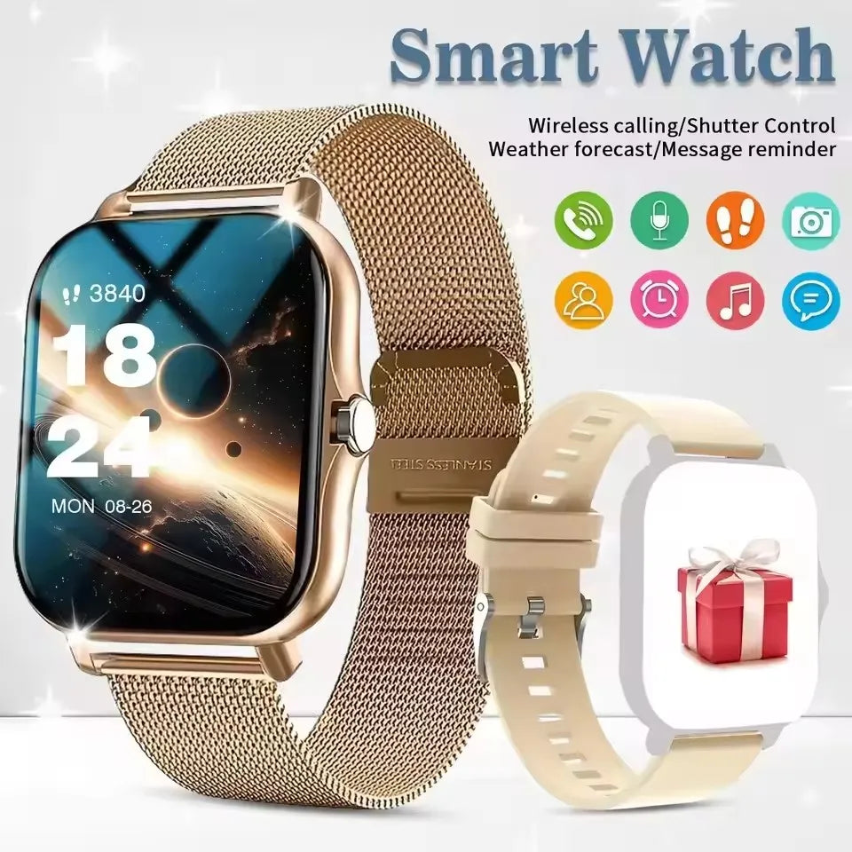 HW12 Bluetooth Calling Fitness Smartwatch