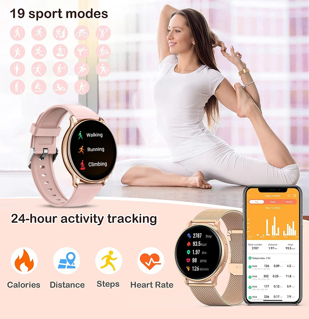 Y22 Bluetooth Calling Fitness Smartwatch