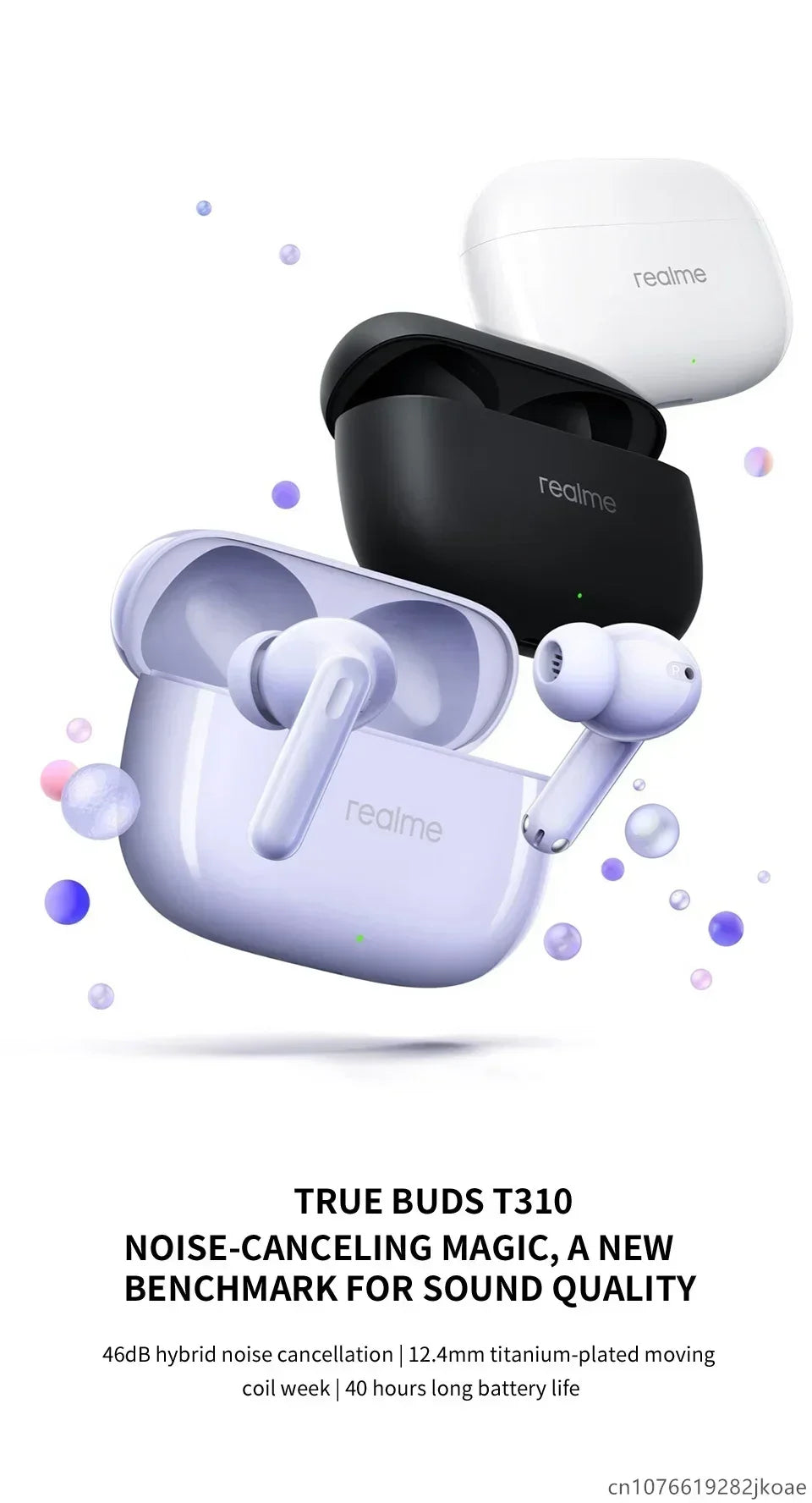 Realme Buds T310 ANC Wireless Earphones