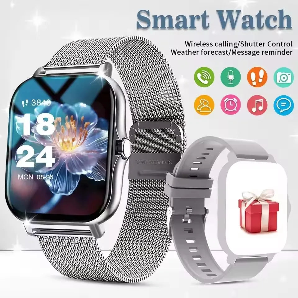 HW12 Bluetooth Calling Fitness Smartwatch