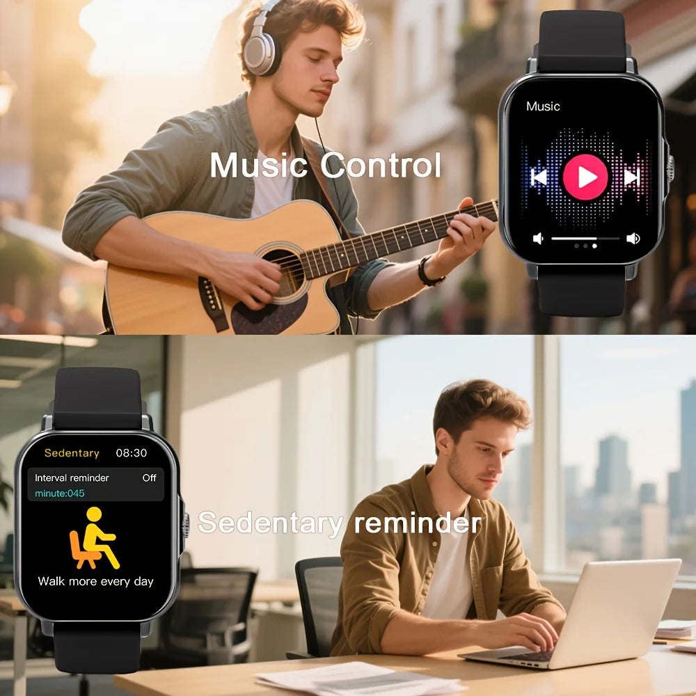 Bluetooth Calling Smartwatch with Health Monitoring
