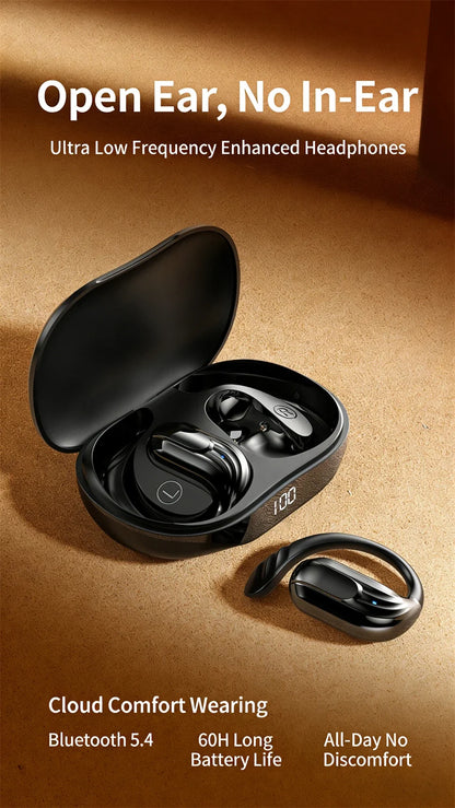 Bluetooth 5.4 Sports Wireless Earhook Headphones