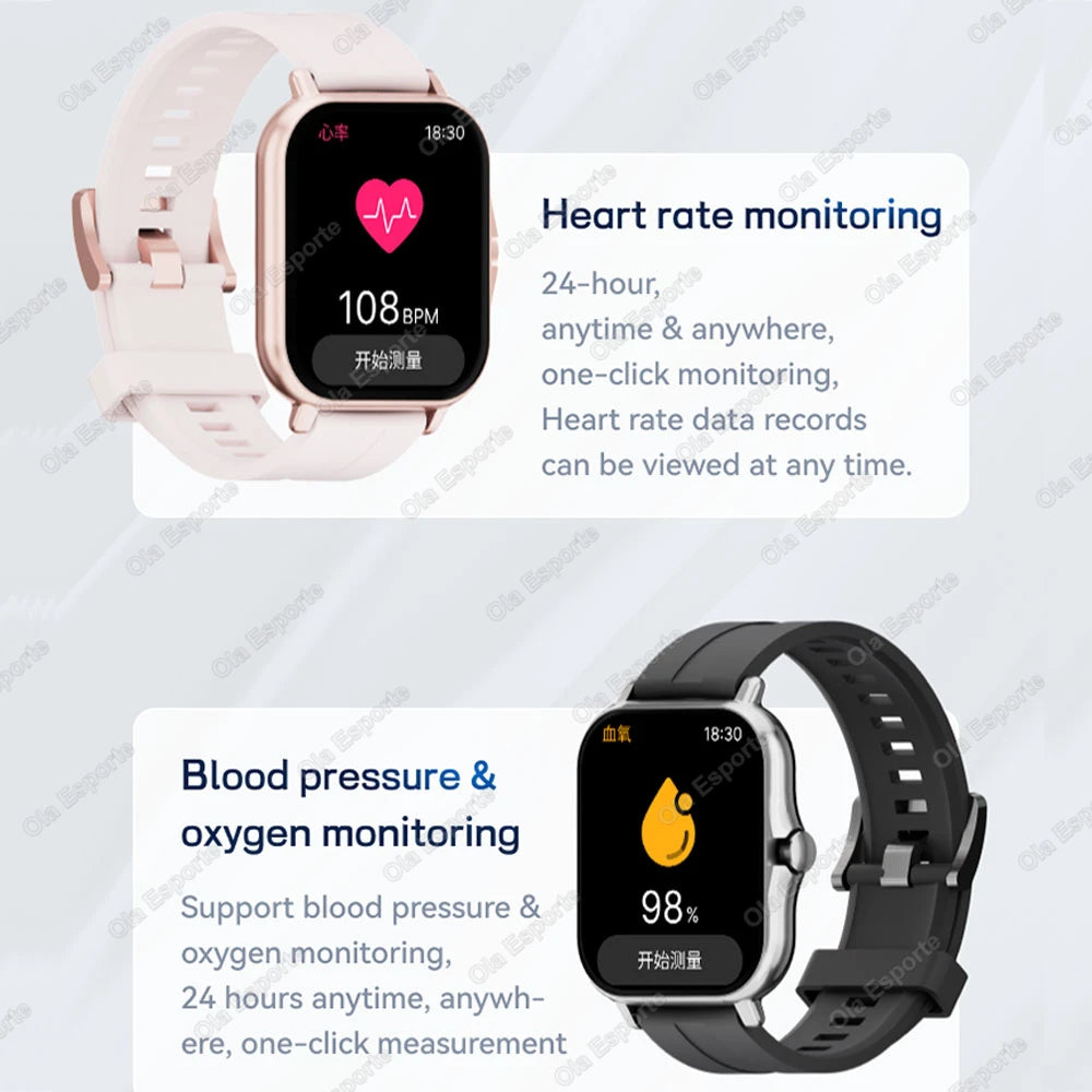 1.83" Bluetooth Calling Health Smartwatch