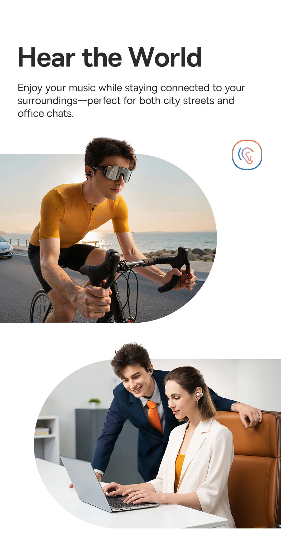 Baseus BC1 Open-Ear Bluetooth Clip Earbuds
