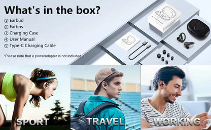 Bluetooth 5.3 ENC Waterproof Sports Earphones