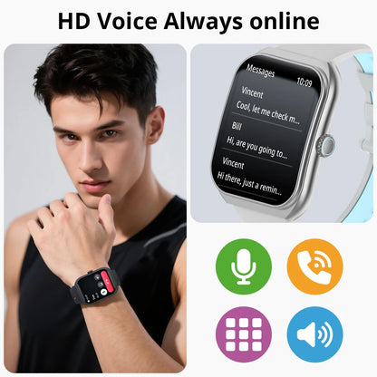 P86 AMOLED Bluetooth Calling Smartwatch