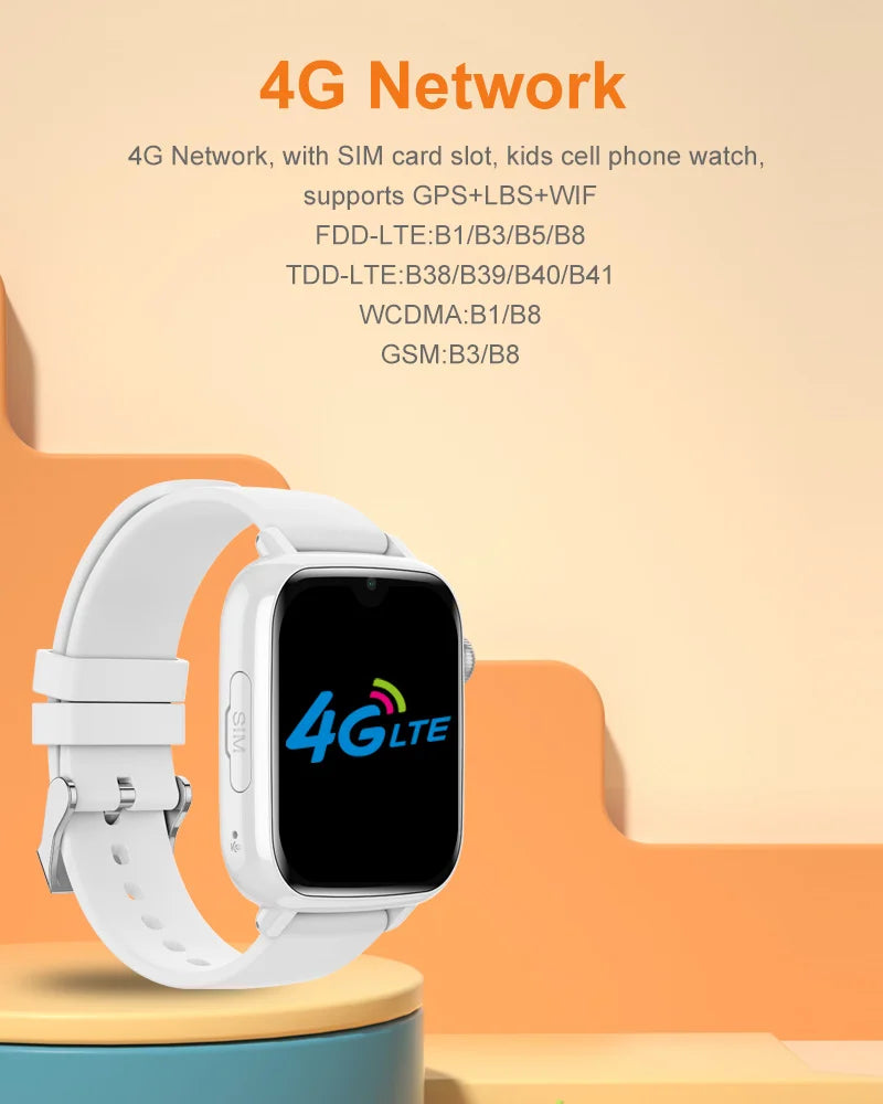 4G Kids GPS Video Calling Smartwatch