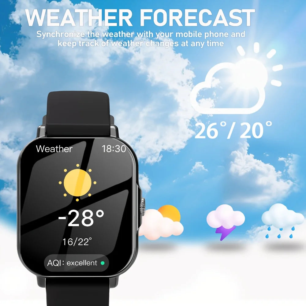 Bluetooth Calling Smartwatch with Health Monitoring