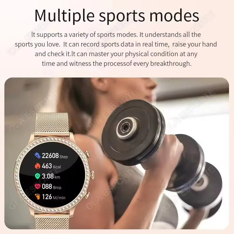 Ladies' Bluetooth Calling Smartwatch with Double Strap