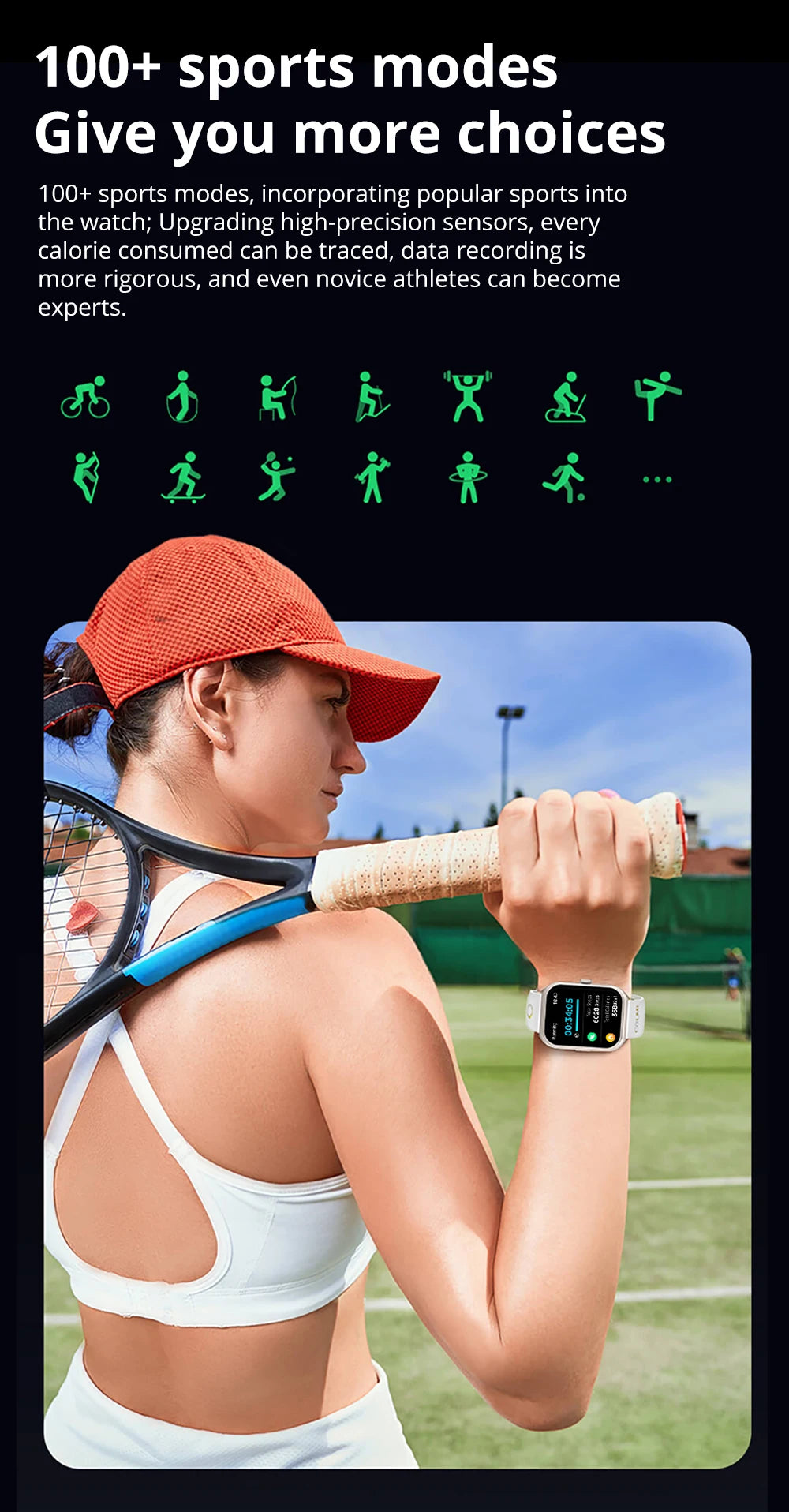 P86 AMOLED Bluetooth Calling Smartwatch