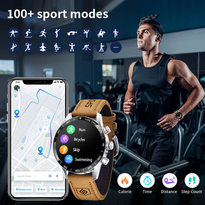 Rugged GPS AMOLED Bluetooth Smartwatch
