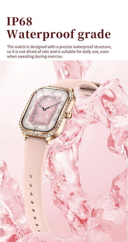Luxury Bluetooth Calling Women's Smartwatch